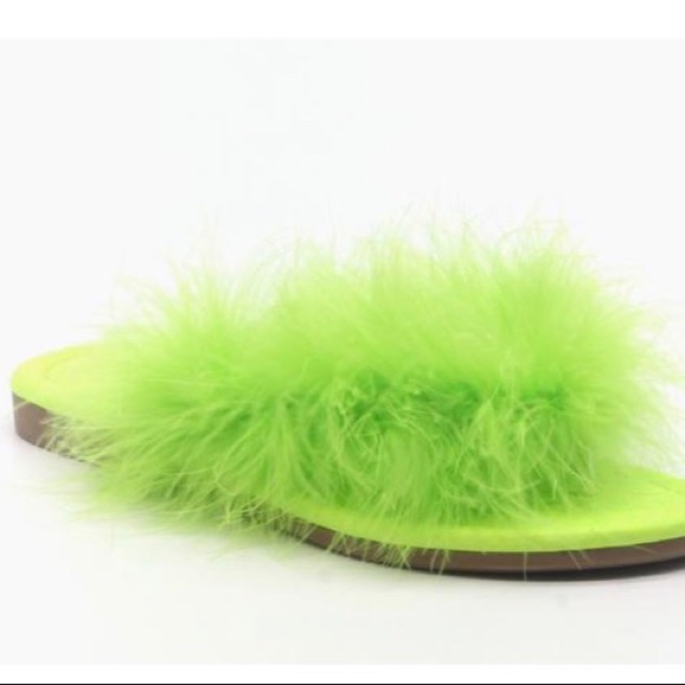 SOLD- BRAND NEW- Furry Sandals